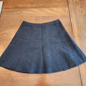 Thoery Women's Mini Skirt In Heathered Black